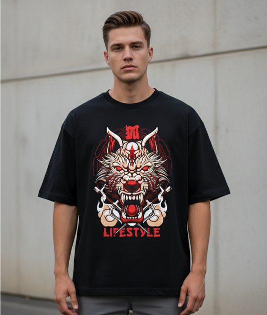 WOLF RITUAL TEE : [ ZIN ]