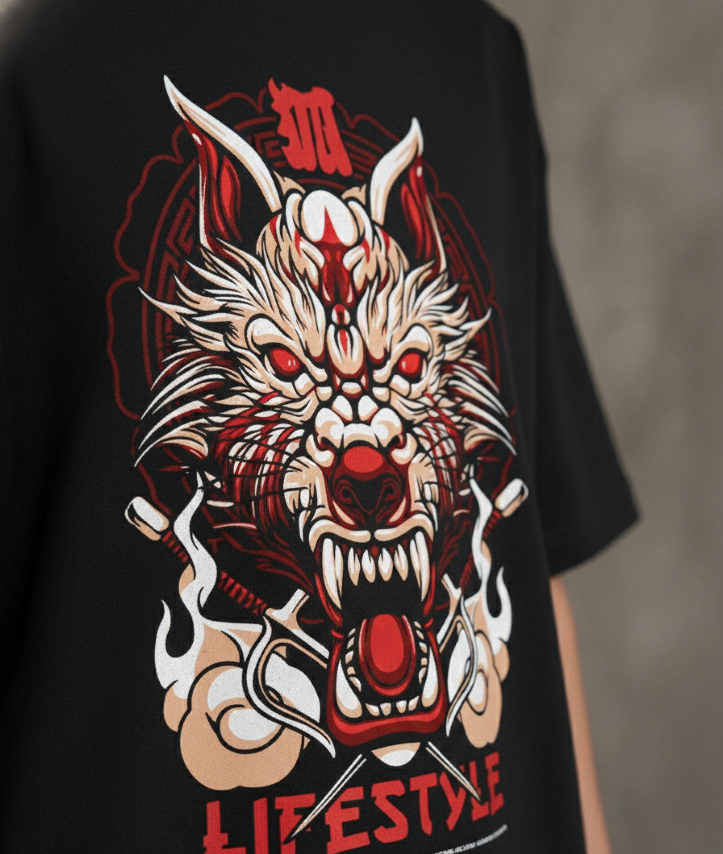 WOLF RITUAL TEE : [ ZIN ]