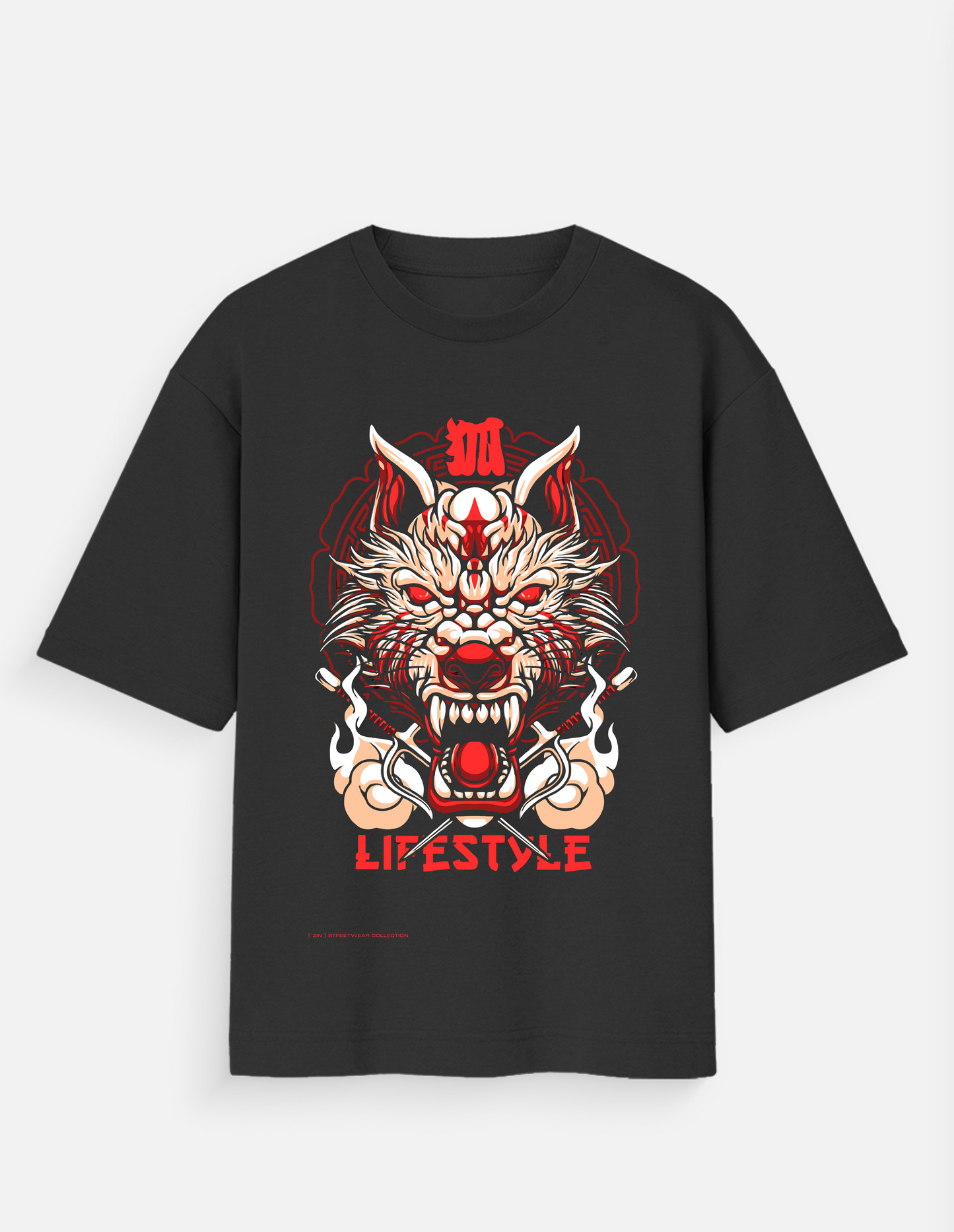 WOLF RITUAL TEE : [ ZIN ]